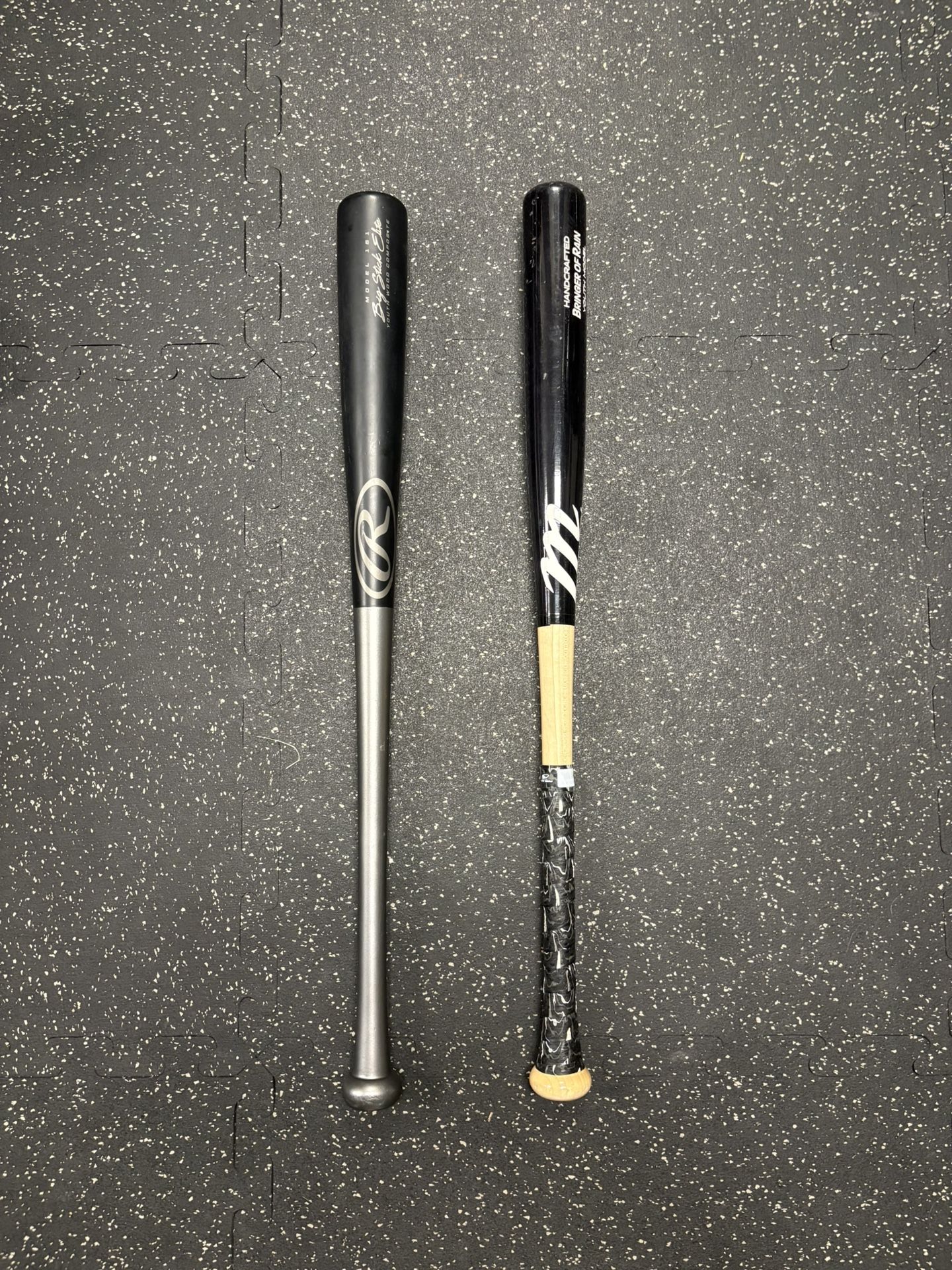 2 Youth Wood Bats Marucci, And Rawlings