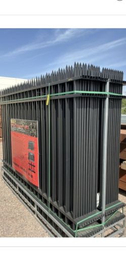 22 6x10ft metal fence, 23 posts new