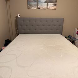 🛏️ Queen Bed with Mattress + Box Spring – $350 – All Included!