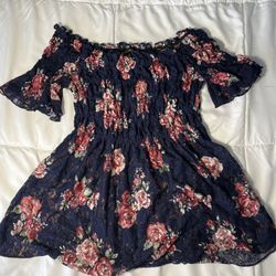 Lace Multi Colored Floral Crop Top By Almost Famous Size Medium