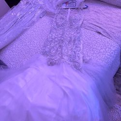 UNIQUE CUSTOM WEDDING DRESS 