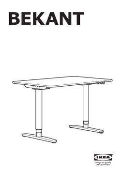 IKEA BEKANT Desk