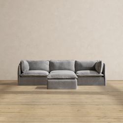 Modular Couch Washable 3-Seater Sectional w/ Ottoman (6 Months Old)