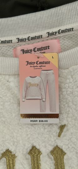 Juicy Couture Sherpa Pajama Set SIZE LARGE