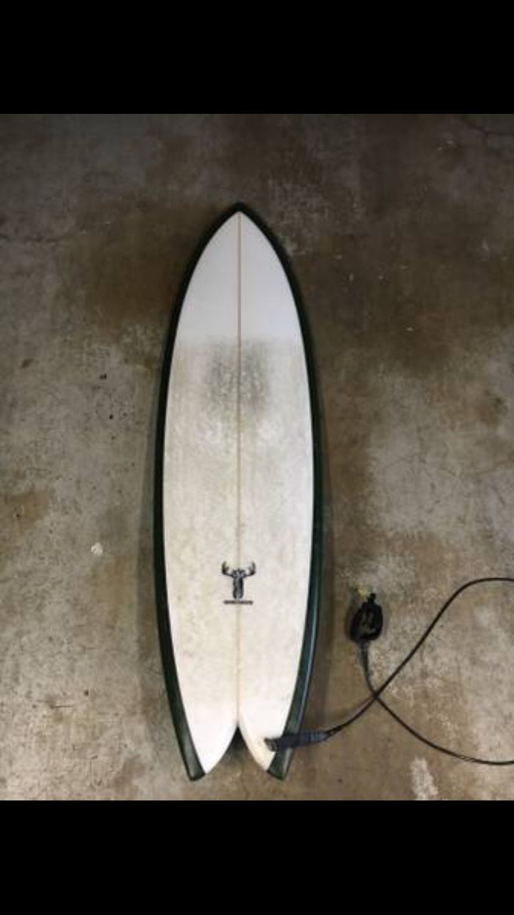 Mangiagli Quad Fish Surfboard 6’4”