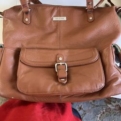 Lily Jade Leather Diaper Bag “Meggan” Lightly Used 