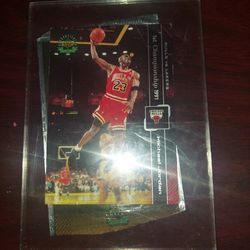 Jumbo 1st championship 1991 Michael jordan card.