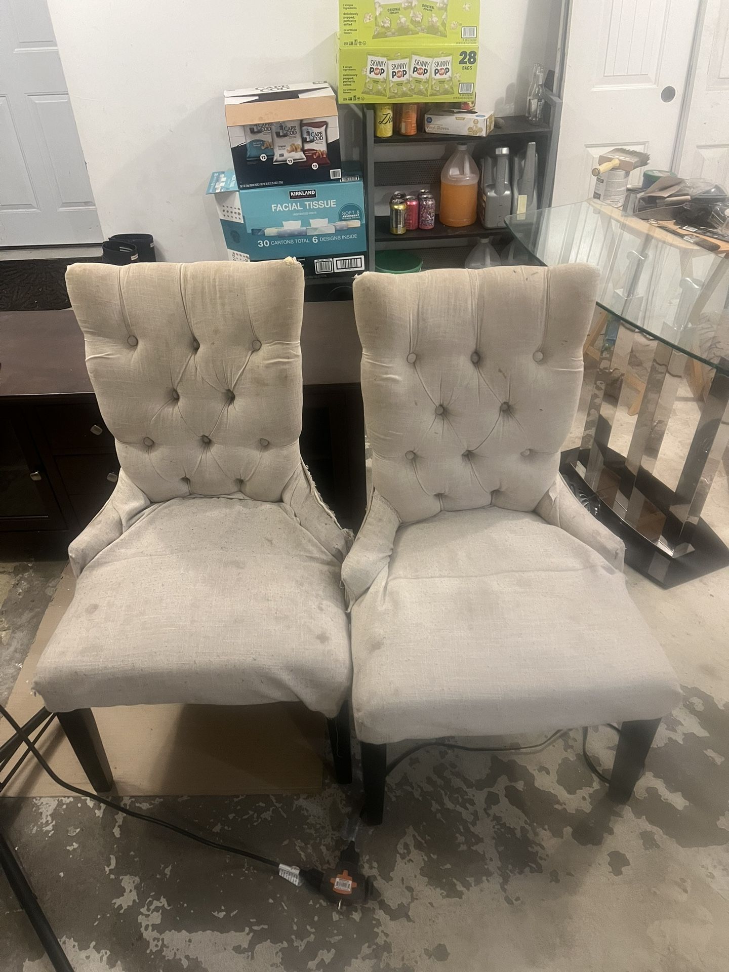 Dinning chairs to reupholstered