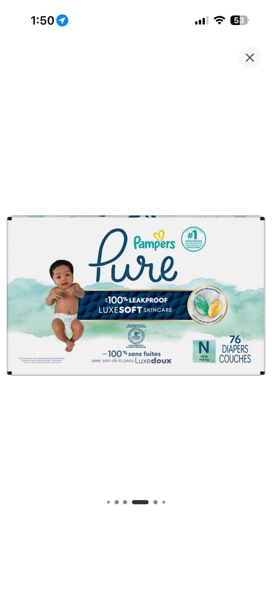 Pampers Newborn Diapers