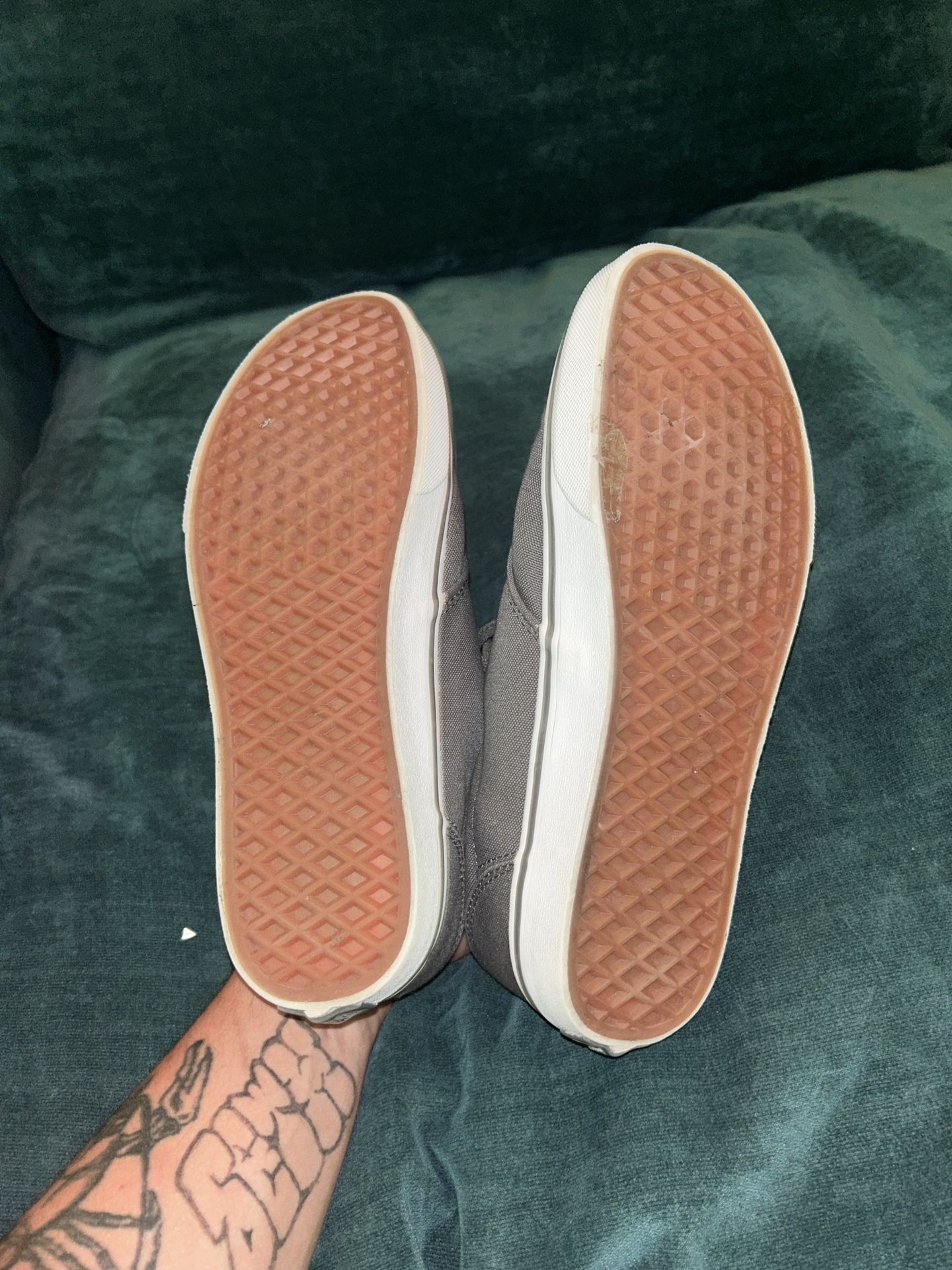 Grey Vans 9.5