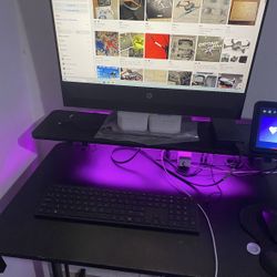 HP All-in-one Computer & Gaming Desk Bundle