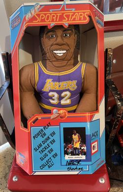 Magic Johnson Autographed Signed LA Lakers Pillow Buddy Beckett Authenticated BAS NBA HOF Los Angeles