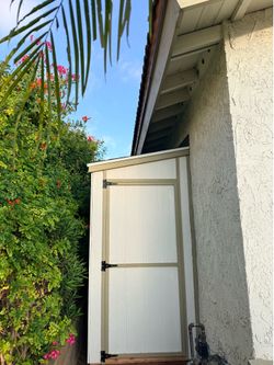 Custom wooden shed