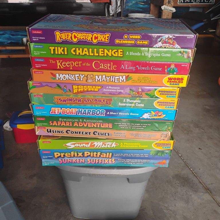 Lakeshore  Learning Reading Board Games