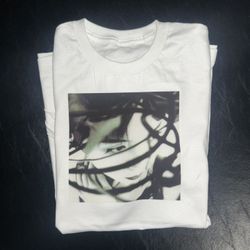 Y2K Vintage Style White Graphic T-Shirt 