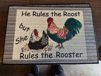 Rooster Novelty Welcome Mat