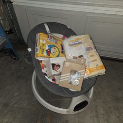 Baby Bouncer & Diapers