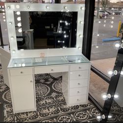 White Led Hollywood Makeup Vanity 🔥buy Now Pay Later 