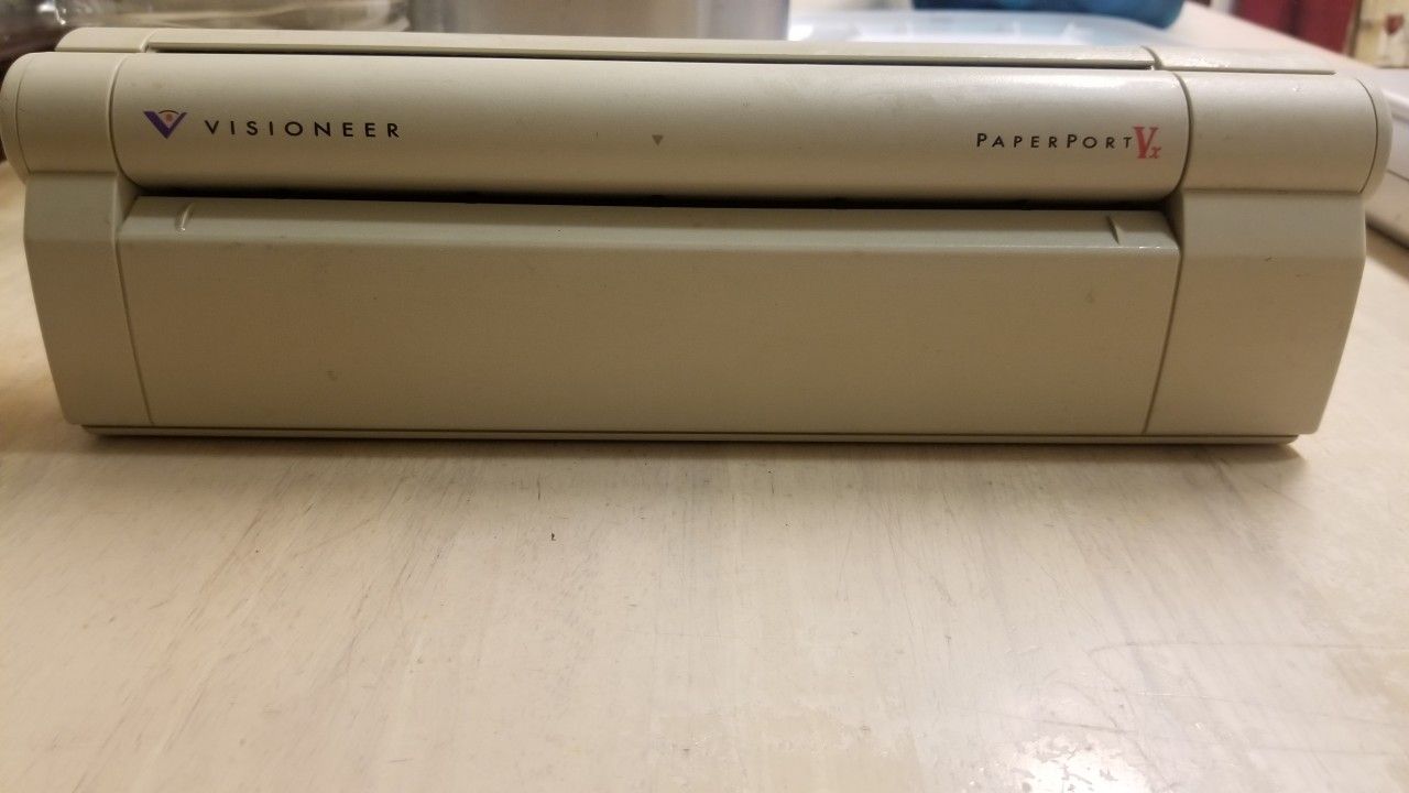 Visioneer PaperPort Vx For Macintosh Serial SCSI Scanner