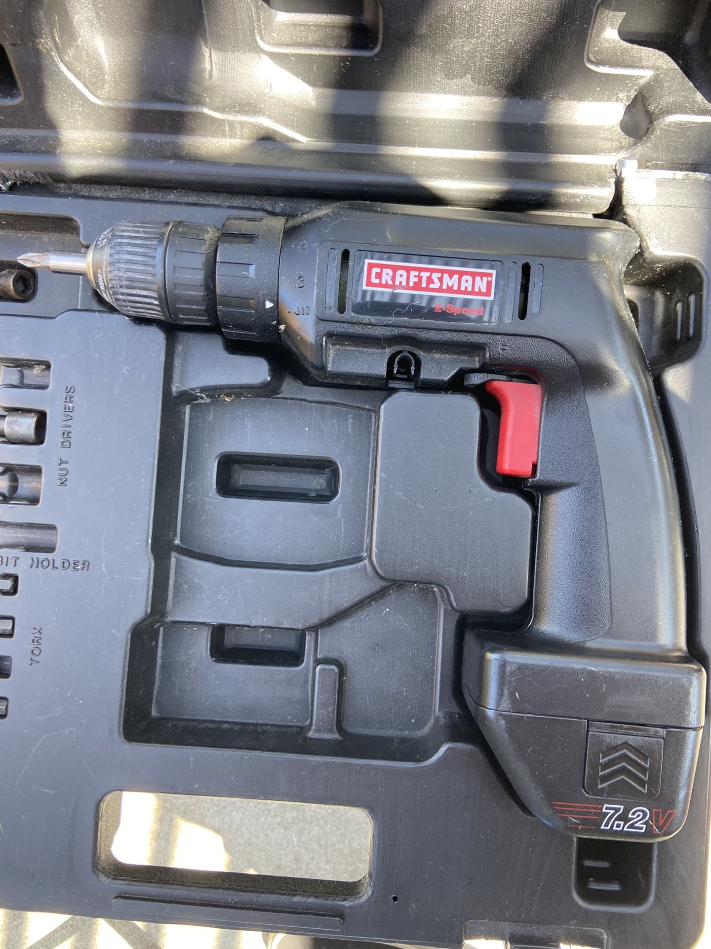 Craftsman Drill- Battery, Case, Charger Included