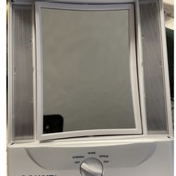 Conaire Two Sided Lighted Makeup Mirror 