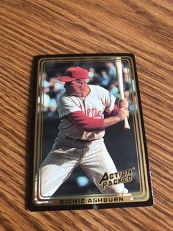 1992 Richie Ashburn Action Packed Baseball Card Philadelphia Phillies