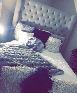 Grey Queen Truffle Bed