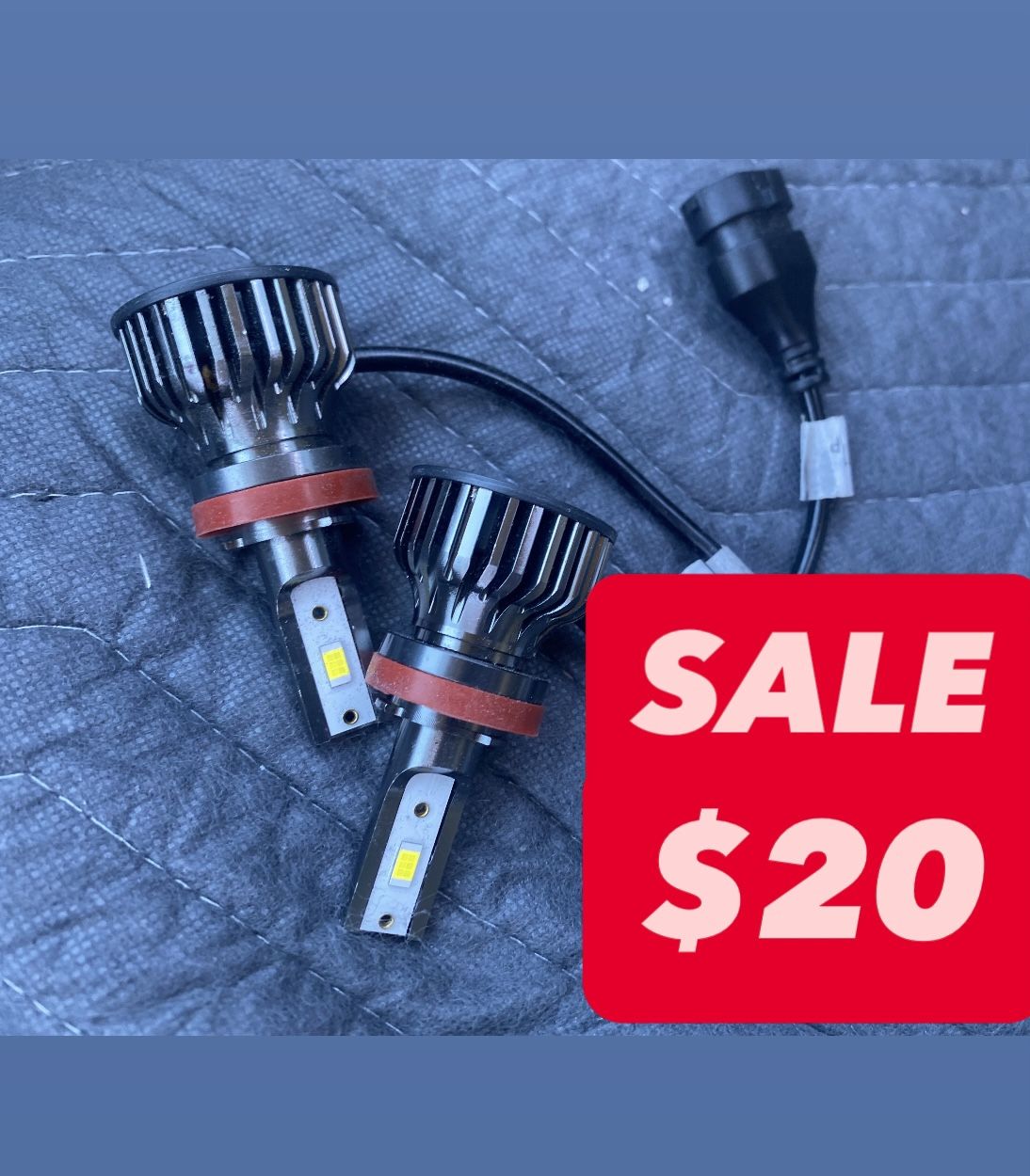 $20 H11 LED SALE!! H11 6000K BRIGHT WHITE LED LIGHTS $20