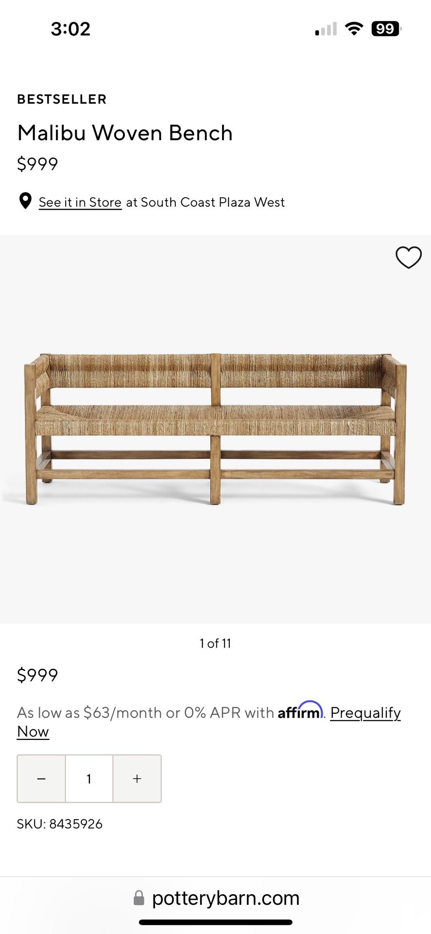 1 Pottery barn bench for Sale in Huntington Beach, CA OfferUp