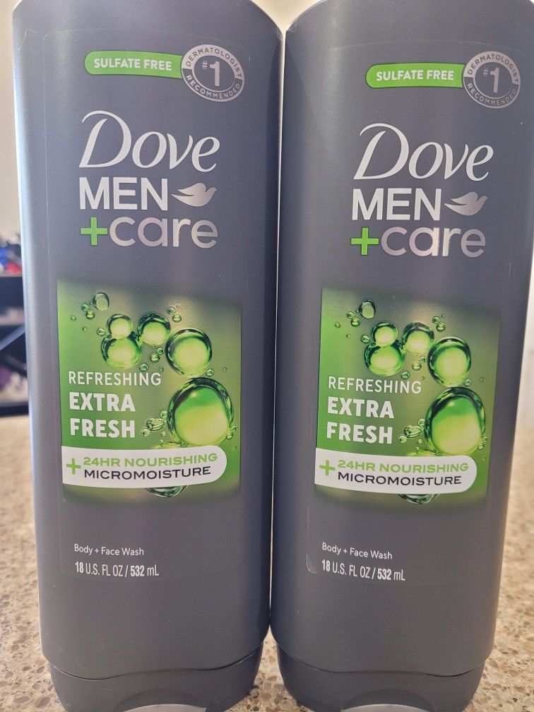 NEW Dove Men Bodywash Extra Fresh 18oz