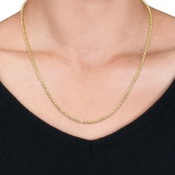 The Skyline Collection Gold Twisted Rope Necklace 