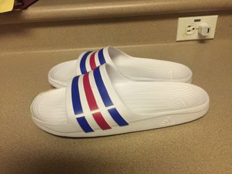 PreOwned Adidas Slippers White Men’s 12