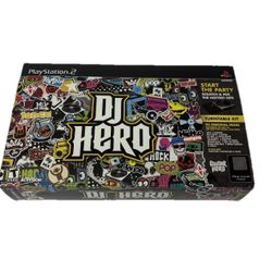 DJ Hero 1 (PlayStation 2 PS2, 2009) CIB PS2TESTED