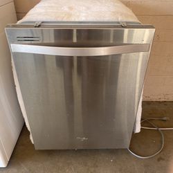 Whirlpool Stainless Dishwasher $100 Works Good 