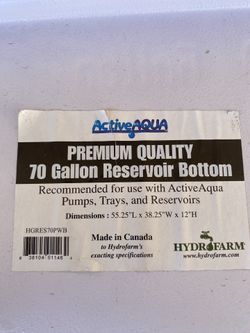 70 Gallon Reservoir Bottom (active Aqua)