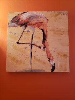 Exquisite Painting Of Stork Bird