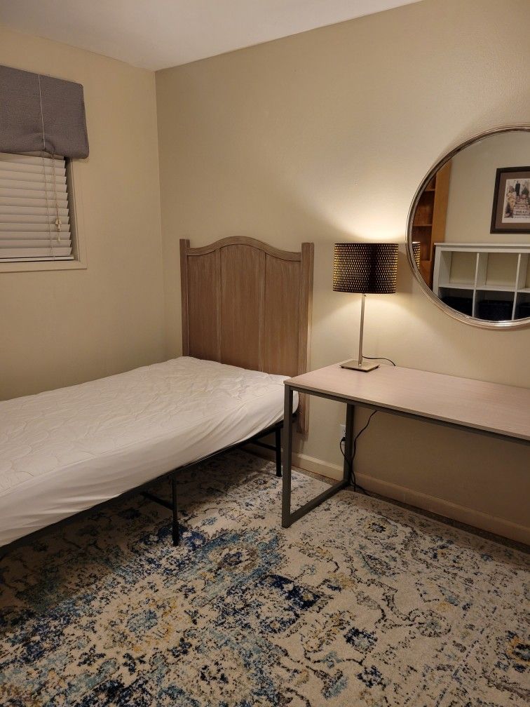 Twin Bed , Frame, And Headboard