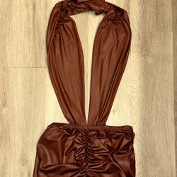 Brown BodyCon Dress 