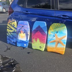 4 BOOGIE BOARDS ALL FOR ONLY $20 firm