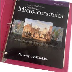 Principles of Microeconomics by N Gregory Mankiw 7th Edition Loose Leaf Textbook
