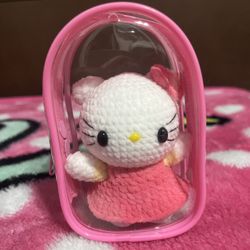 Small Hello Kitty Knitted Plushie 