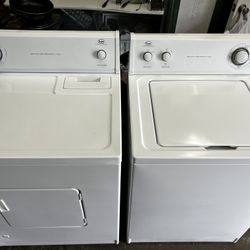 ROPER TOP LOAD WASHER AND GAS DRYER SET 