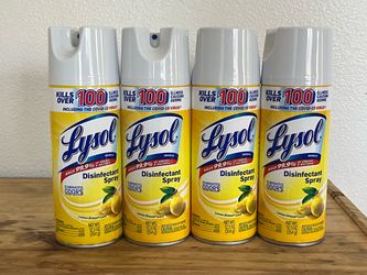 Lysol Spray 12.5 oz por tan solo $6 cada uno