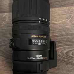 Sigma 70-200mm f/2.8 APO EX DG HSM For Canon , Lens camera 
