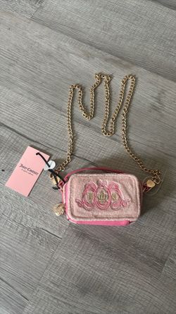 Exclusive juicy couture, coin, purse, baby, pink and hot pink with baby pink juicy guitar interior