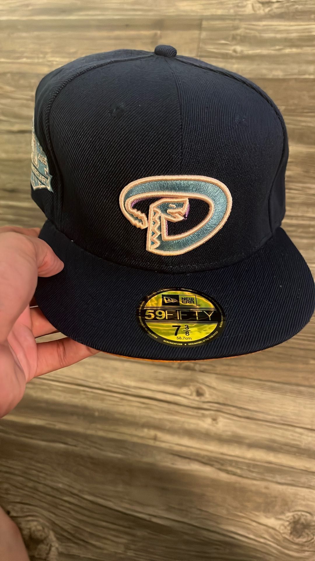 Arizona Diamond Backs Baseball Hat Size 7-3/8