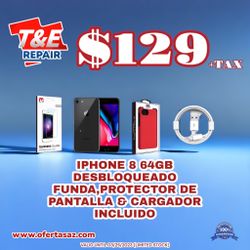 iPhone 8 Desbloqueado 64GB