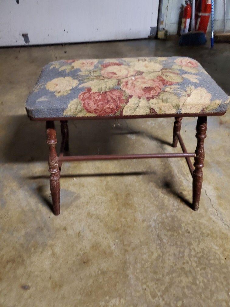 Antique Bench Seat/ Foot Stool
