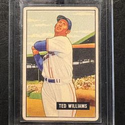 Ted Williams Bowman Aged Reprint