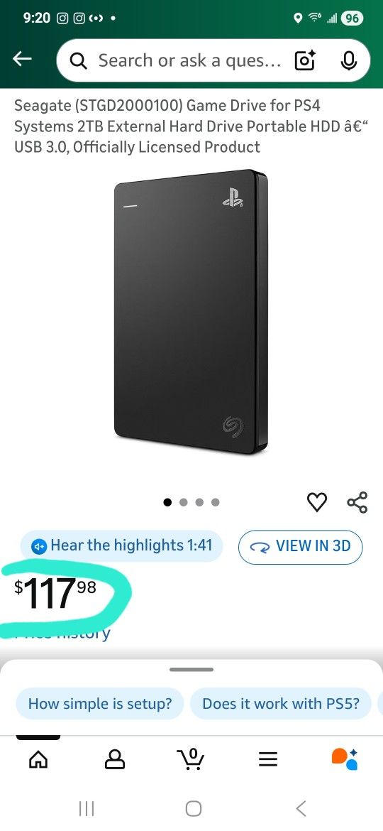 Ps4 External Hard Drive